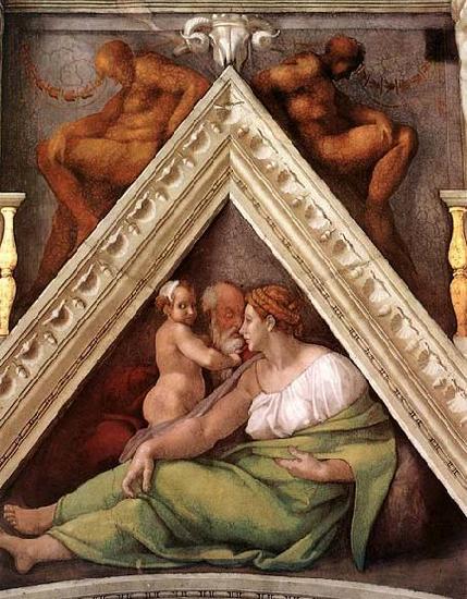Michelangelo Buonarroti Ancestors of Christ China oil painting art